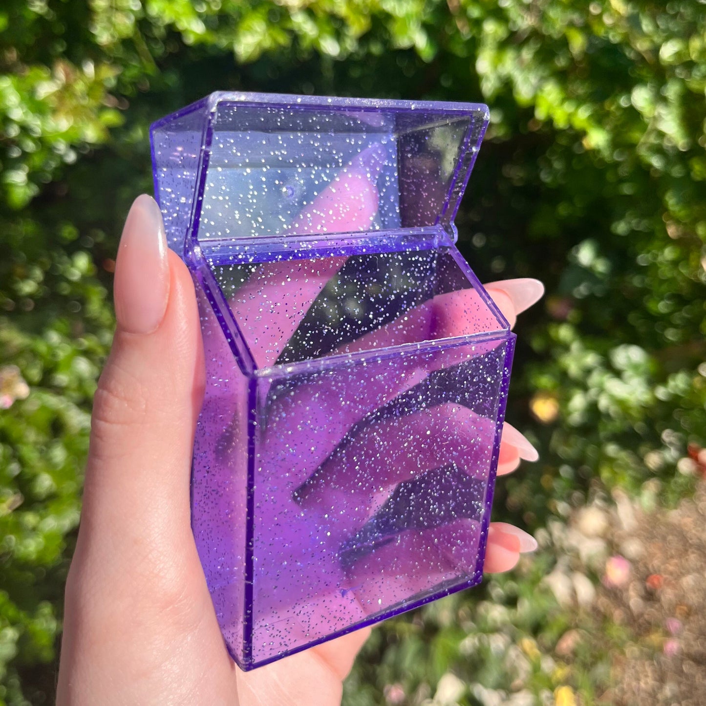 Purple Glitter Case