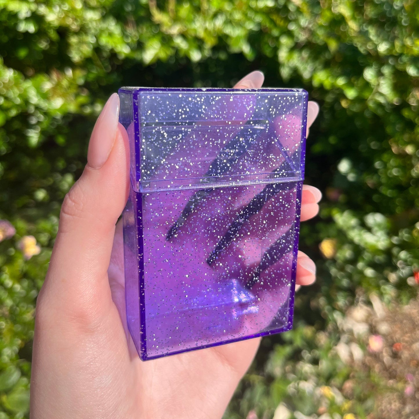 Purple Glitter Case