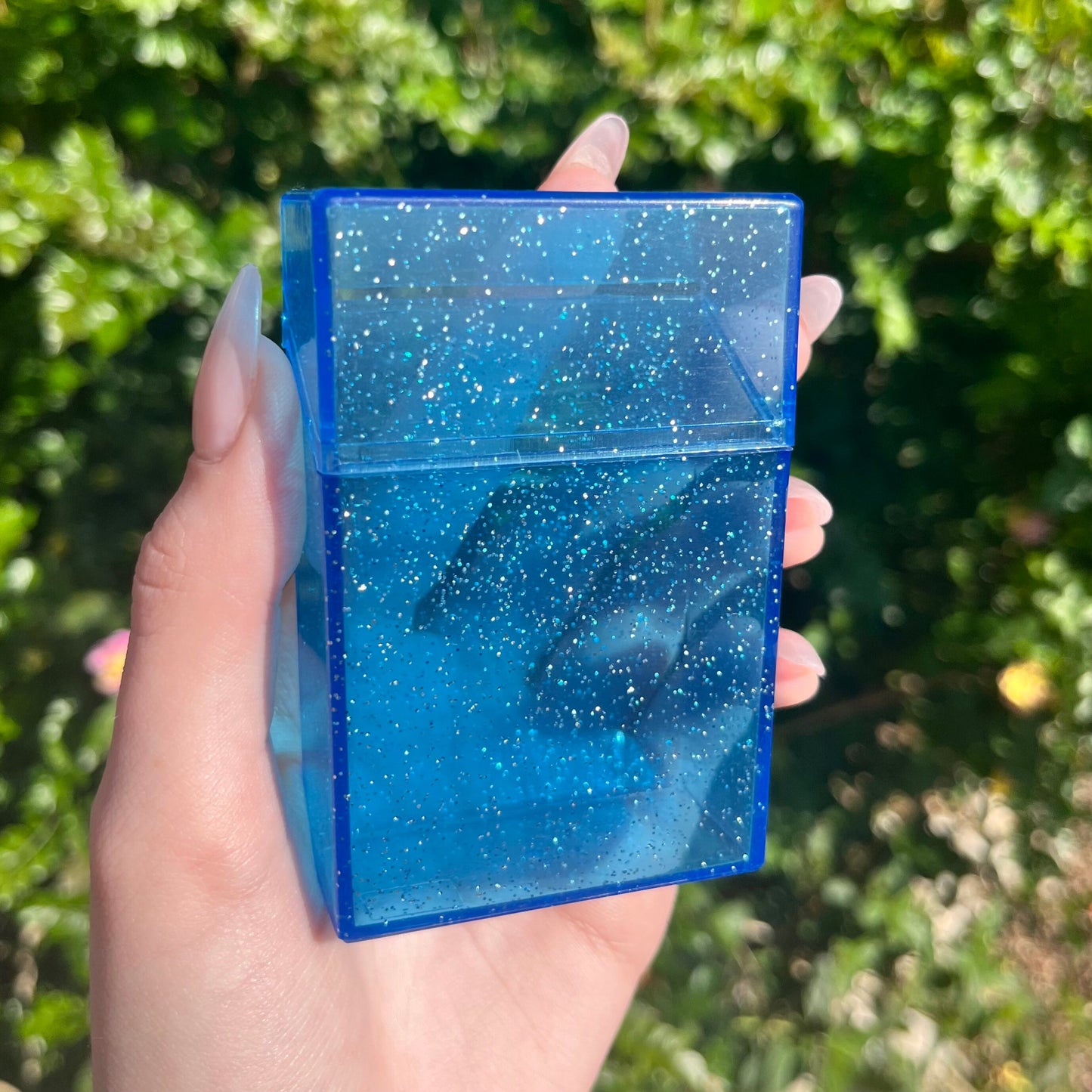 Blue Glitter Case