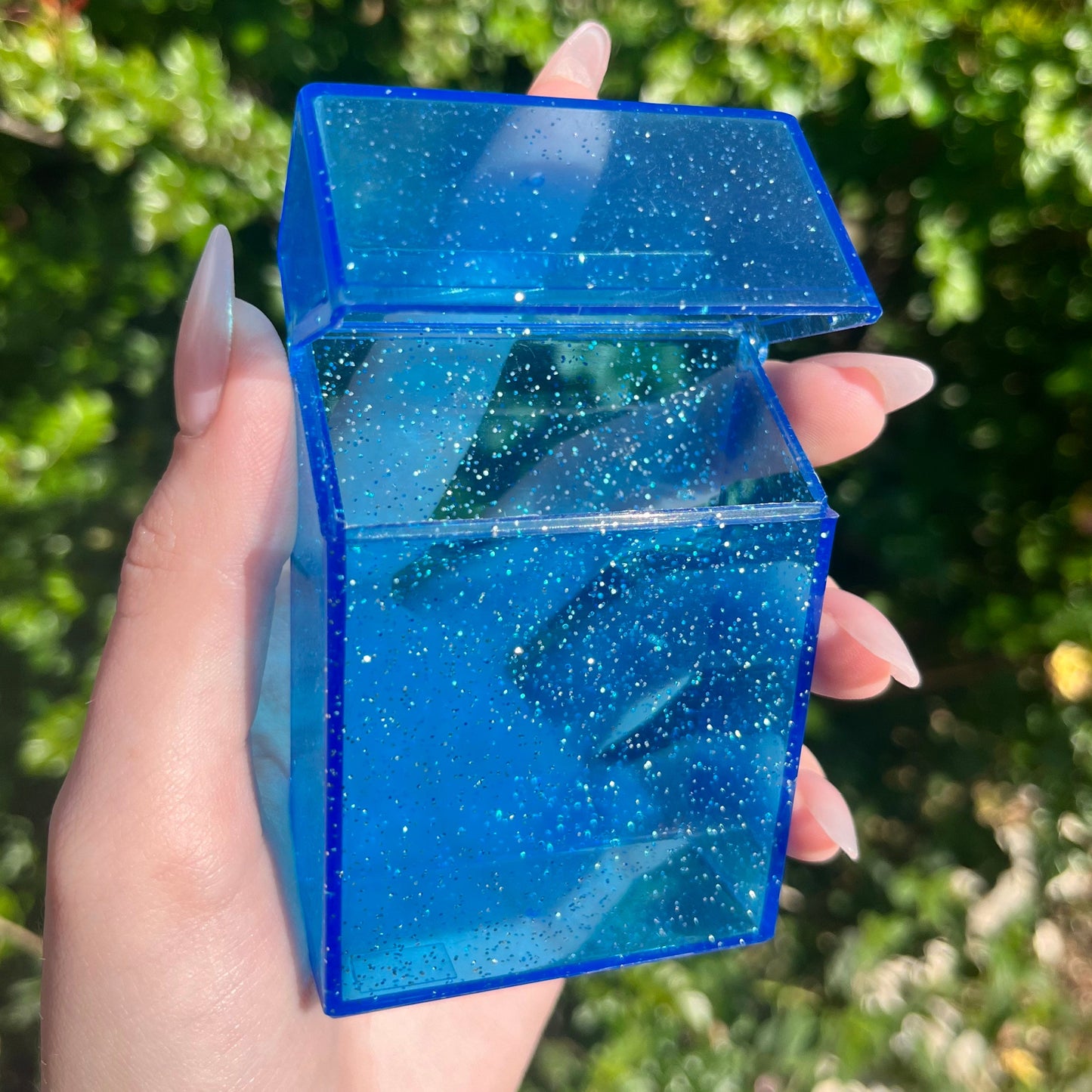 Blue Glitter Case
