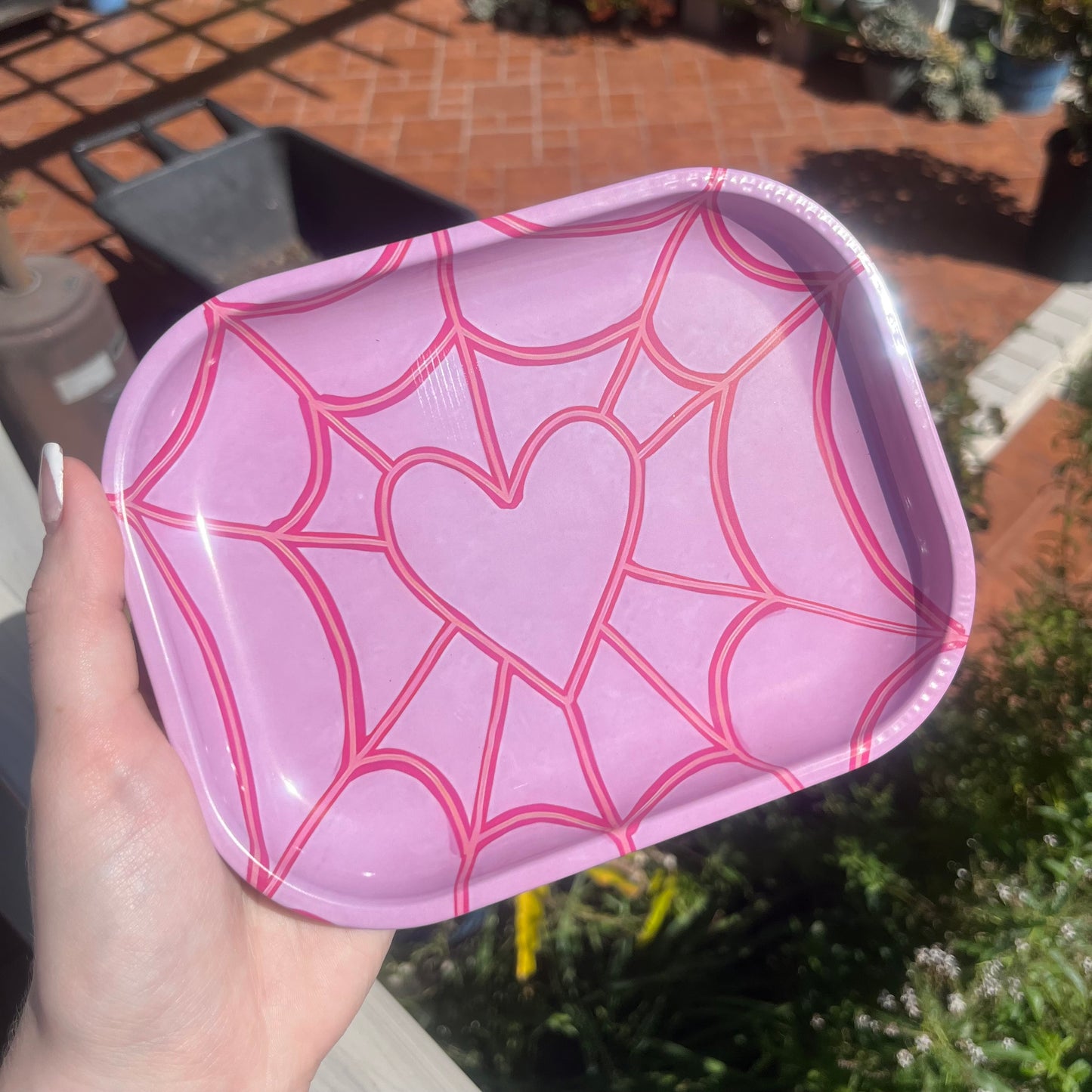 Heart Web Small Tray