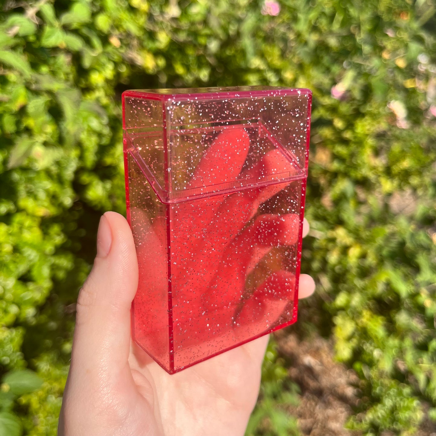 Red Glitter Case